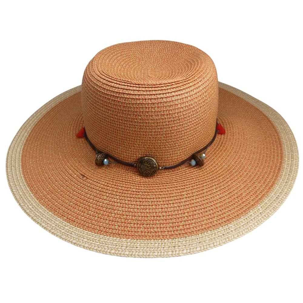 Cappelli Straworld Inc Orange Hat‎ Women's One Size